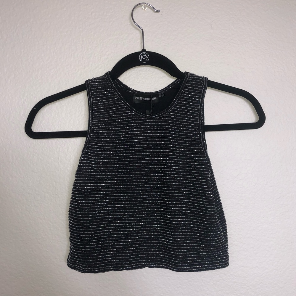 Sparkly crop top